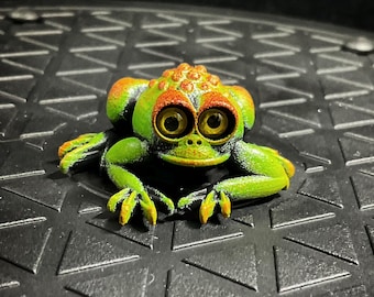 Figura de rana - Arte coleccionable en resina