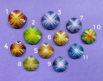 Imanes de monedas con forma de onda