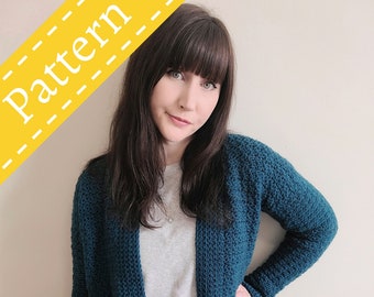 Lily Cardigan - crochet pattern - PDF file