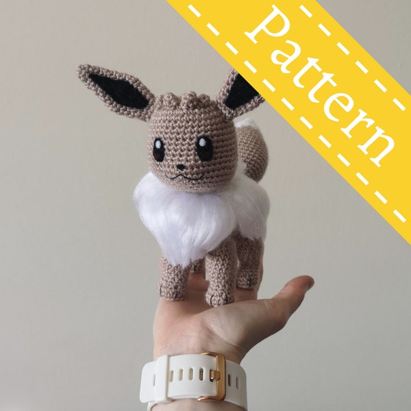 Eevee crochet pattern - PDF file