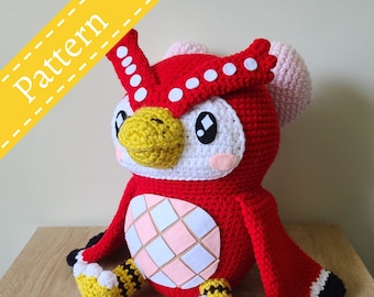 Star gazing owl - PDF pattern