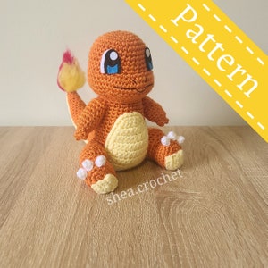 Charmander crochet pattern - PDF file