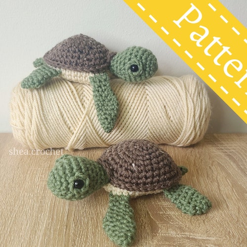 Leatherback Sea Turtle Crochet Pattern PDF File - Etsy