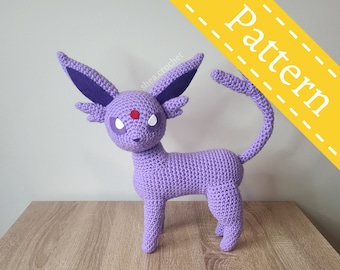 Espeon crochet pattern - PDF file