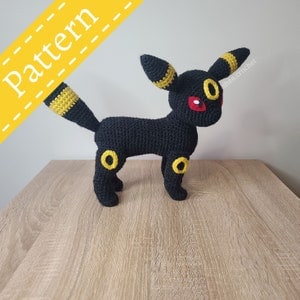 Umbreon crochet pattern - PDF file