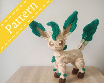 Leafeon crochet pattern - PDF file