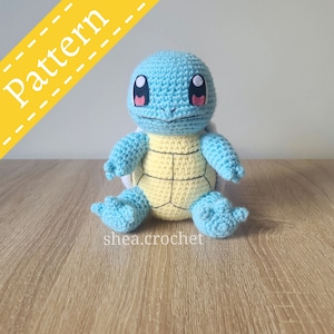 Squirtle crochet pattern - PDF file