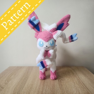 Sylveon crochet pattern - PDF file