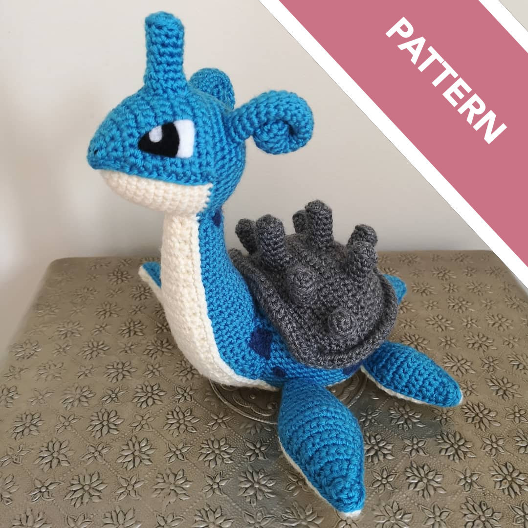 Lapras crochet pattern