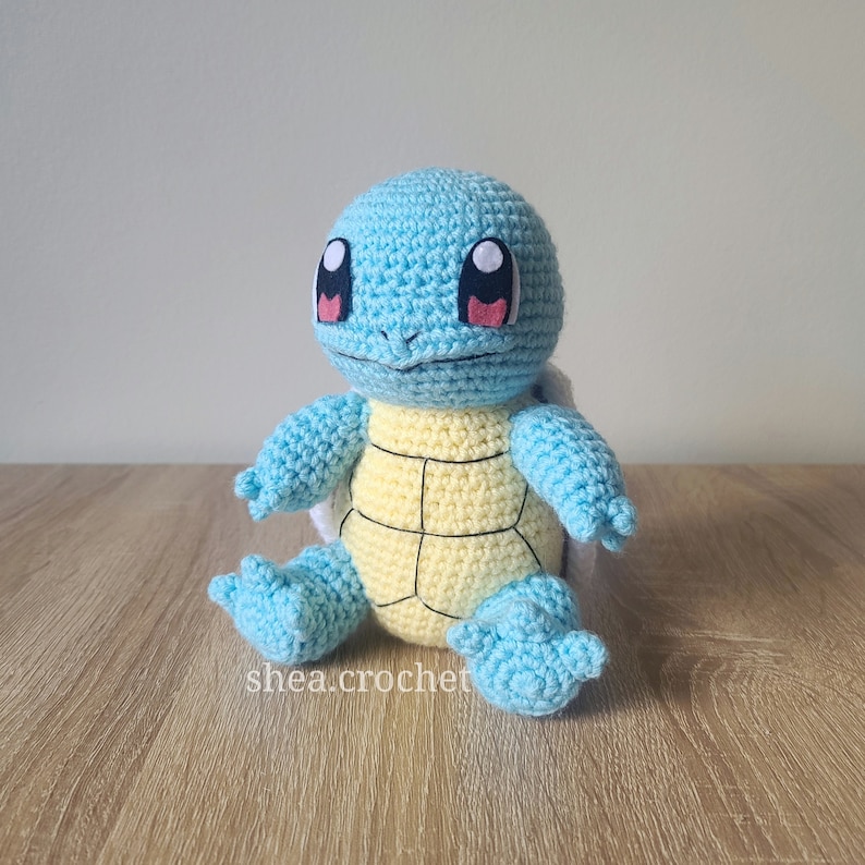 Squirtle crochet pattern PDF file image 3