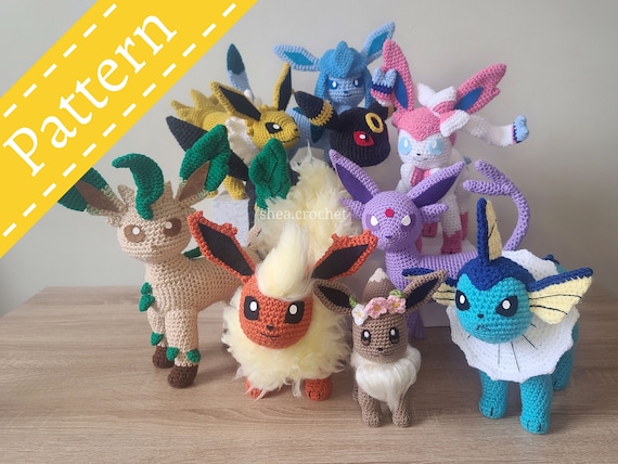 Eeveelutions crochet pattern bundle - PDF file