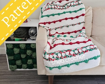 Christmas Blanket - crochet pattern - PDF file