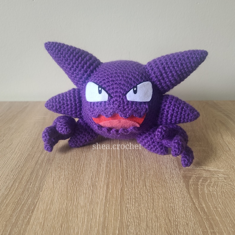 Gastly, Haunter & Gengar crochet pattern bundle - PDF file image 3