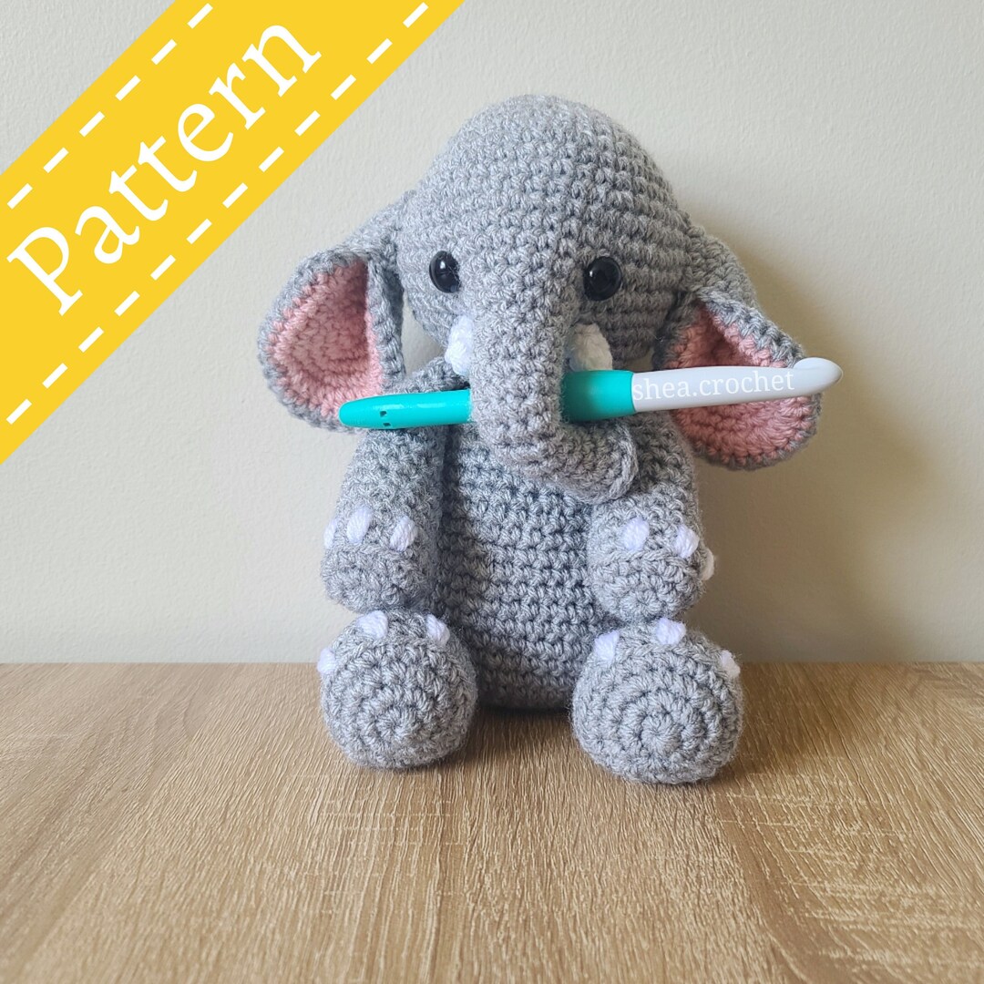 Elephant Crochet Pattern - PDF File - Etsy