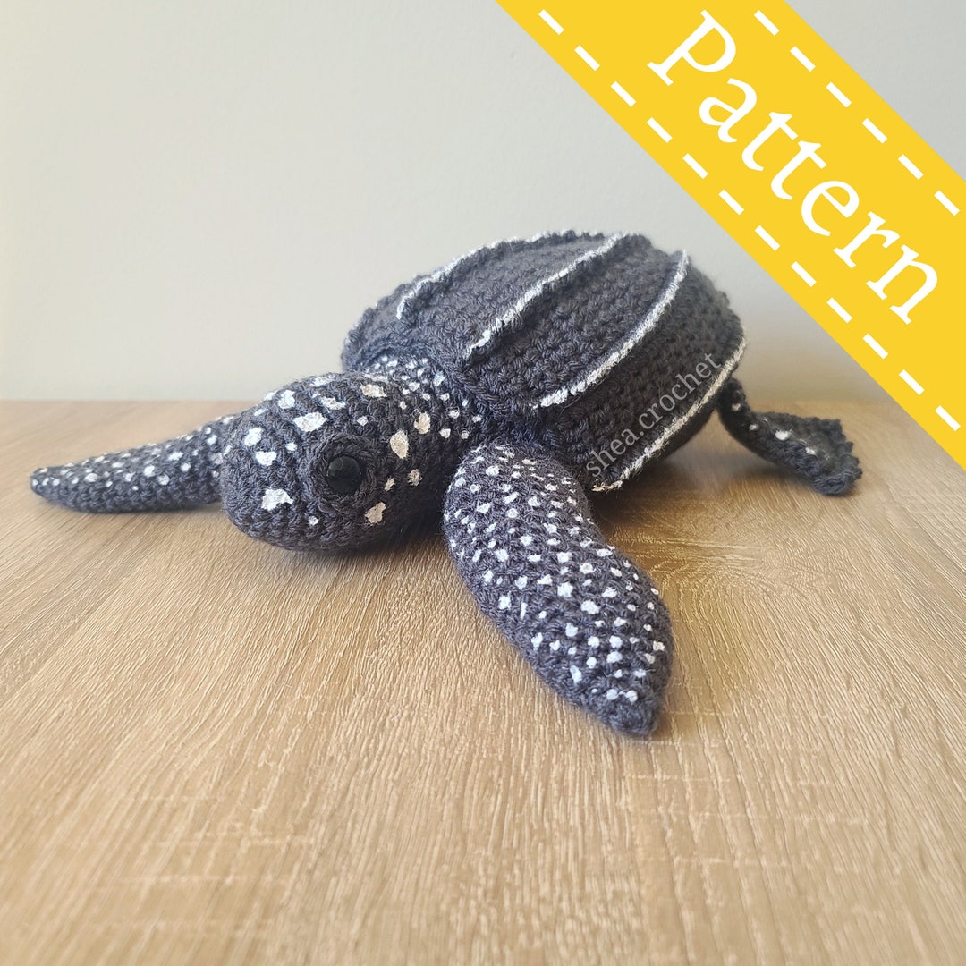 Leatherback Sea Turtle Crochet Pattern - PDF File - Etsy