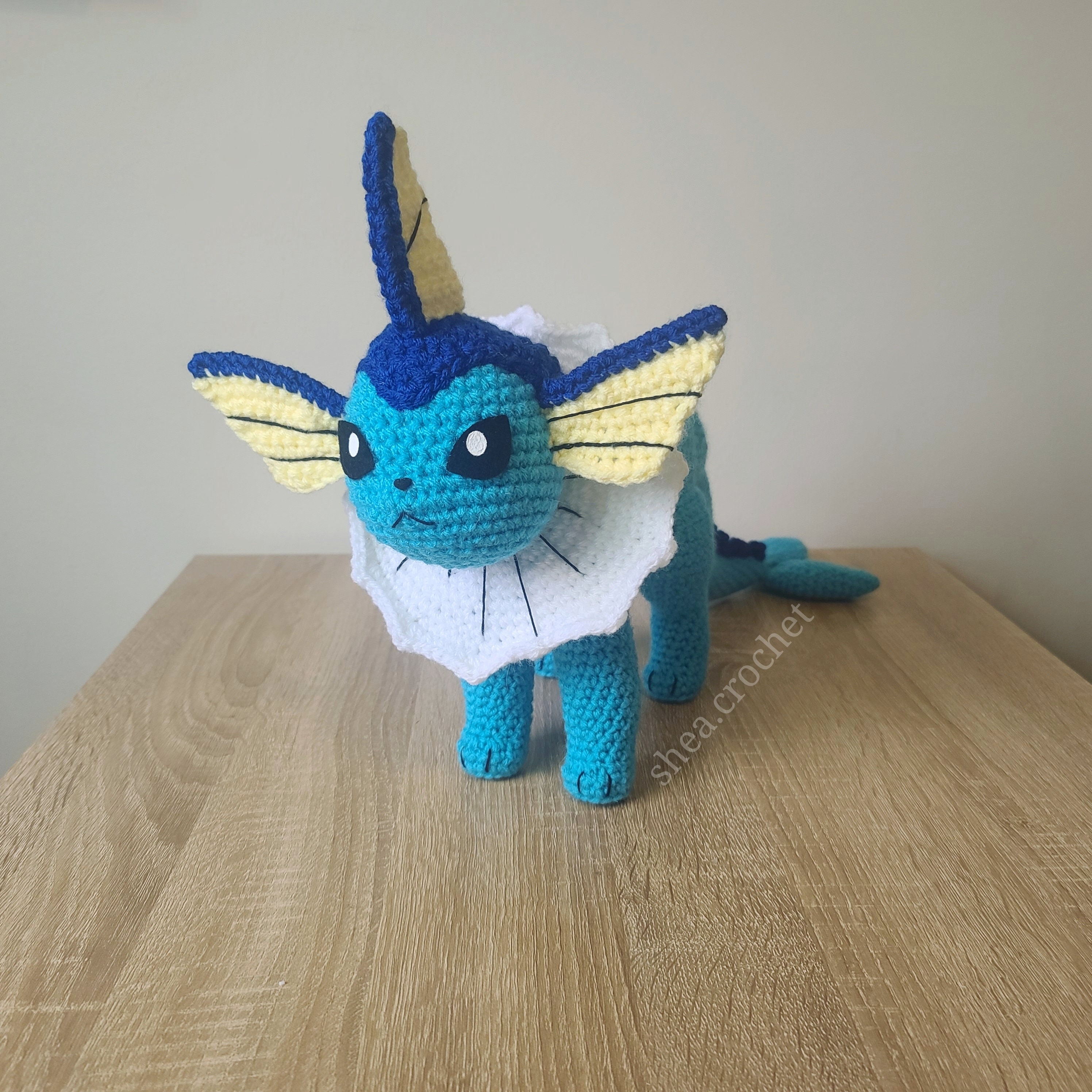 Vaporeon Crochet Pattern PDF File Etsy