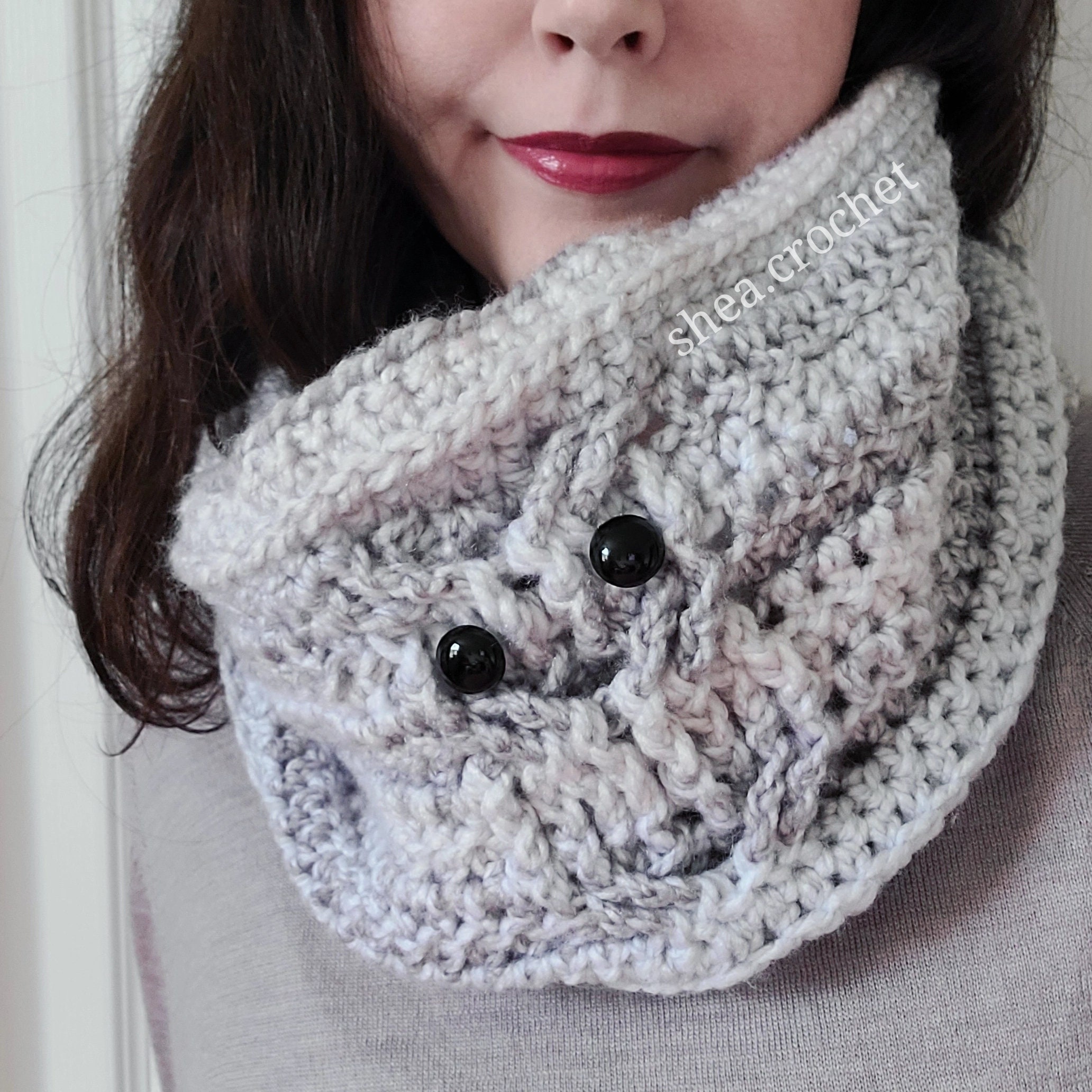 Owl Cowl Infinity Scarf Crochet Pattern PDF File - Etsy