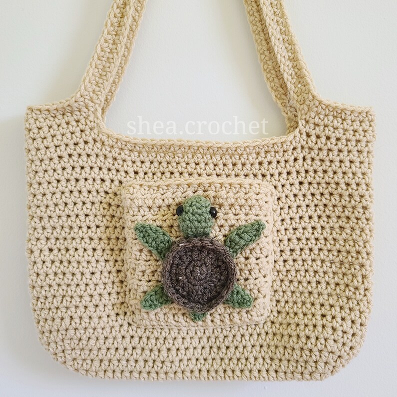 Sea Turtle Tote Crochet Pattern - PDF File - Etsy