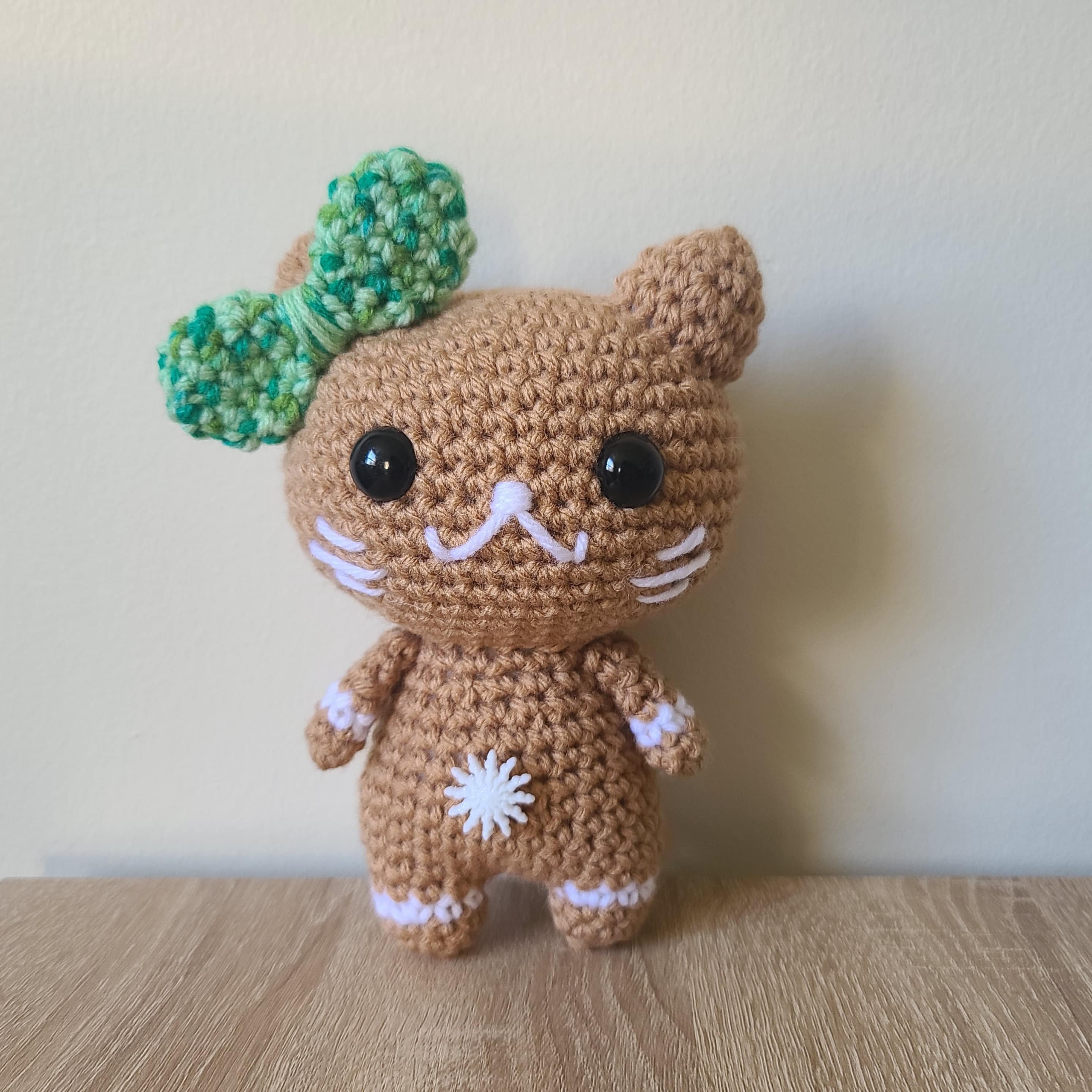 Crochet Pattern Gingerbread Cats Christmas Holidays Etsy