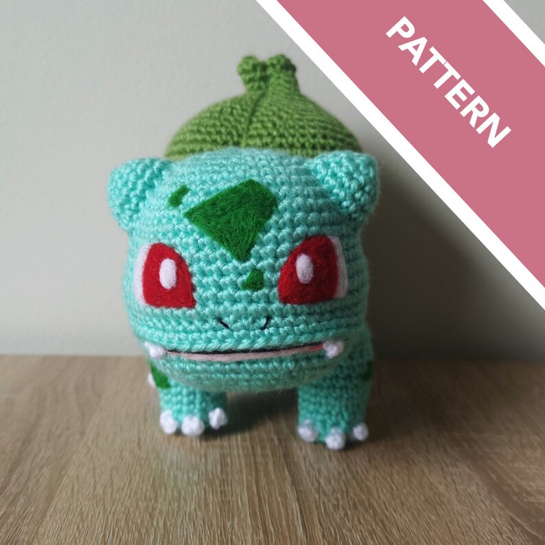 Bulbasaur crochet pattern PDF File | Etsy