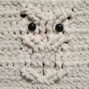 Night owl blanket crochet pattern PDF file image 4