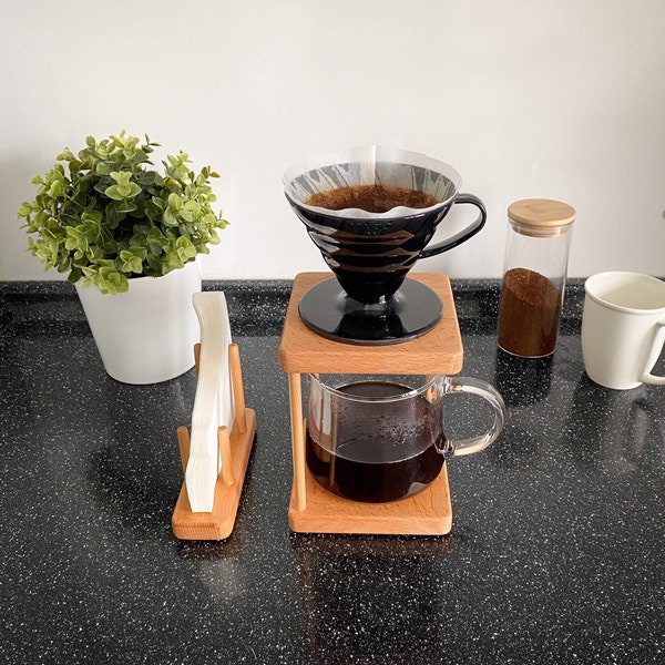 V60 Coffee Dripper Stand and Filter Stand, Pour Over Coffee Stand