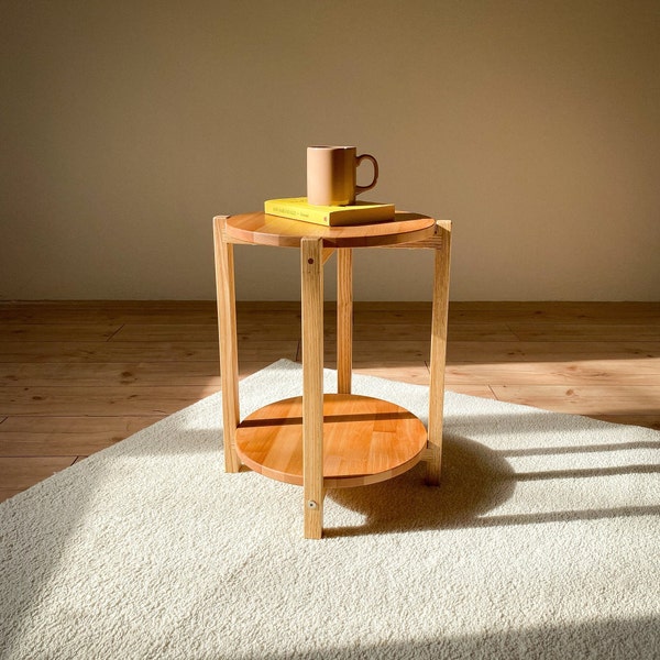 Round Side Table - Etsy