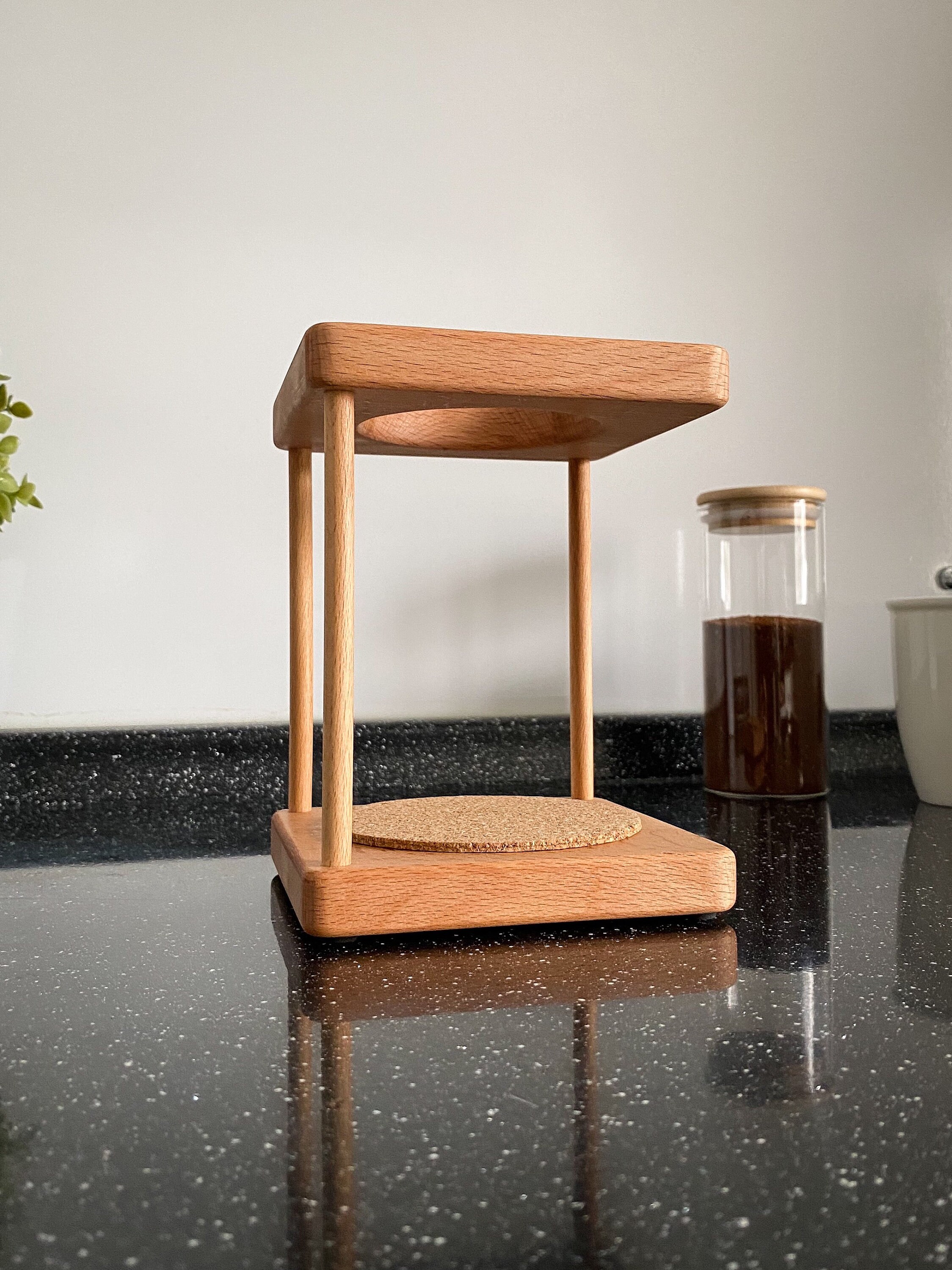 Pour Over Coffee Stand V60 Coffee Stand Handmade Dripper - Etsy