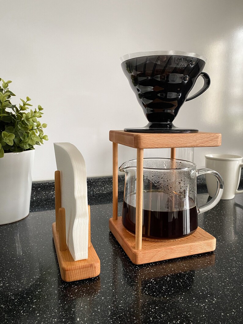 V60 Coffee Filter Stand Coffee Filter Holder Pour Over Etsy