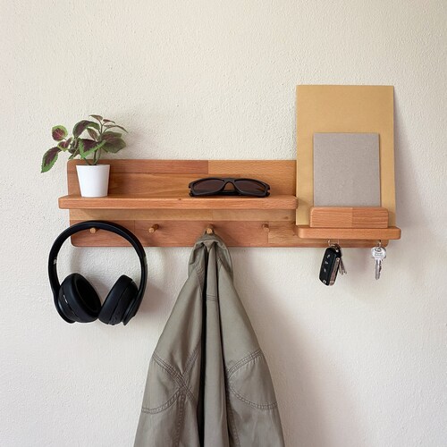 Mail Organizer Wall Mail Rack Entryway Organizer Key - Etsy