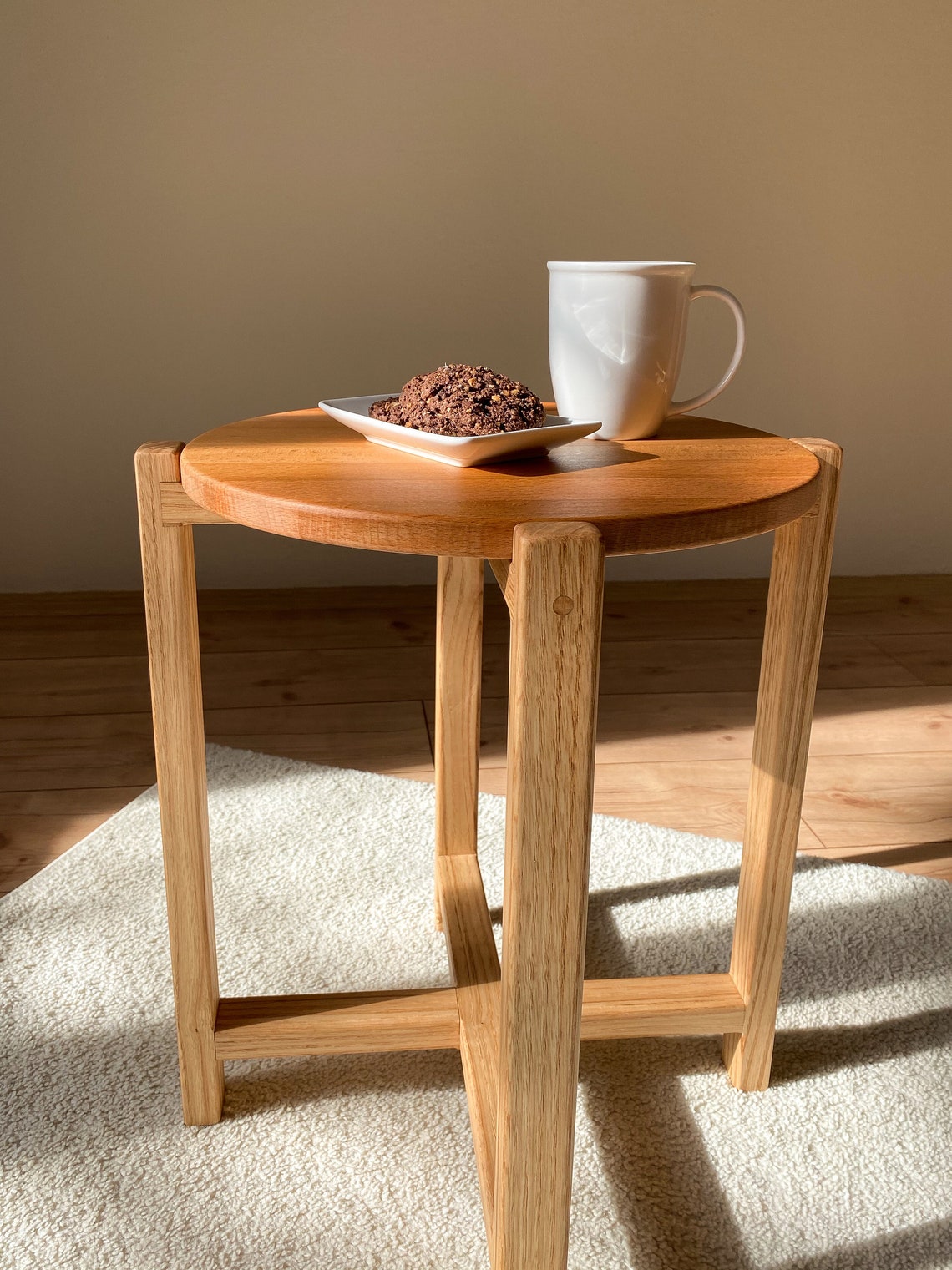 Side Table Round Side Table Small Coffee Table End Table - Etsy