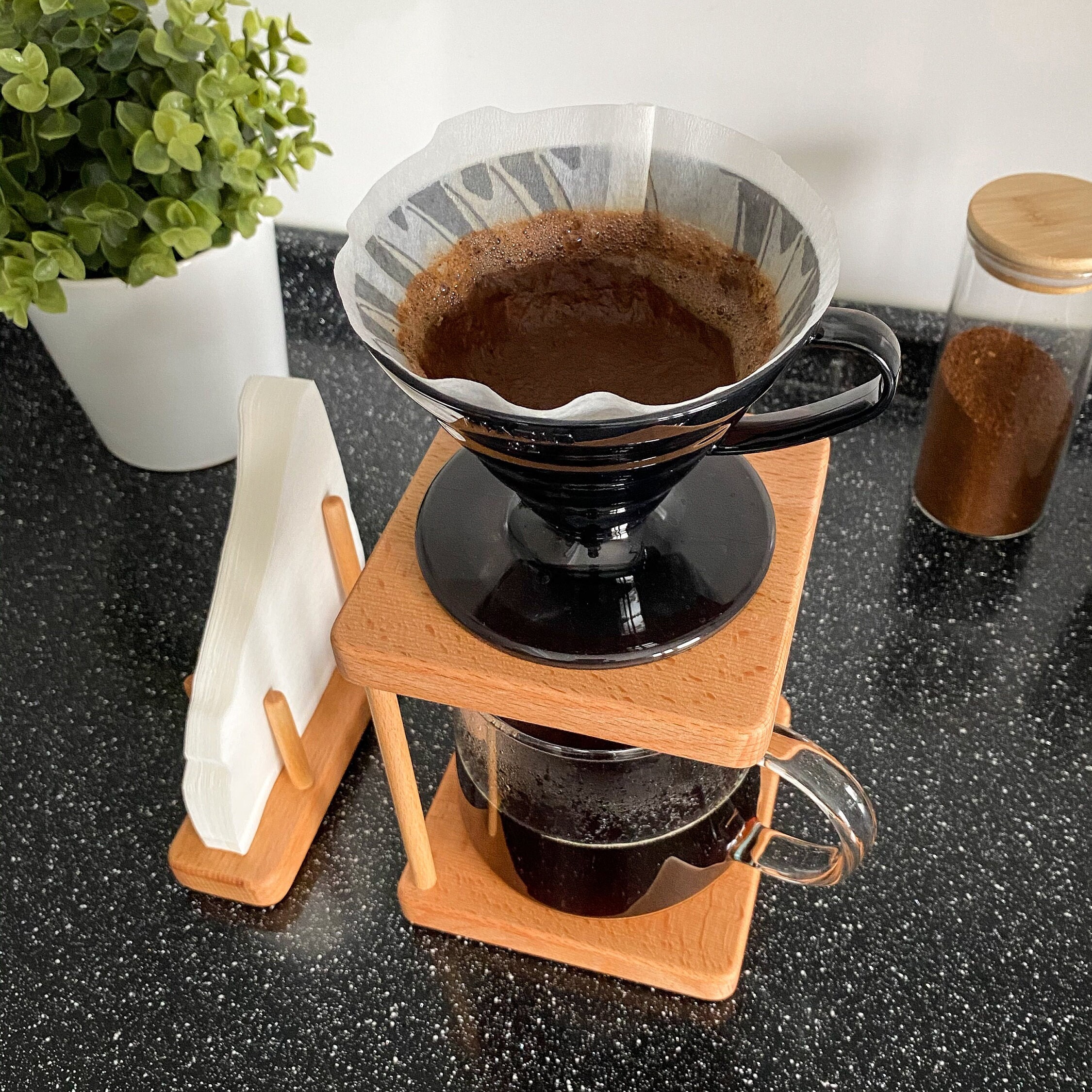 IVYKIN V60 Powerful Coffee Dripper Stand Pour Over Coffee Stand