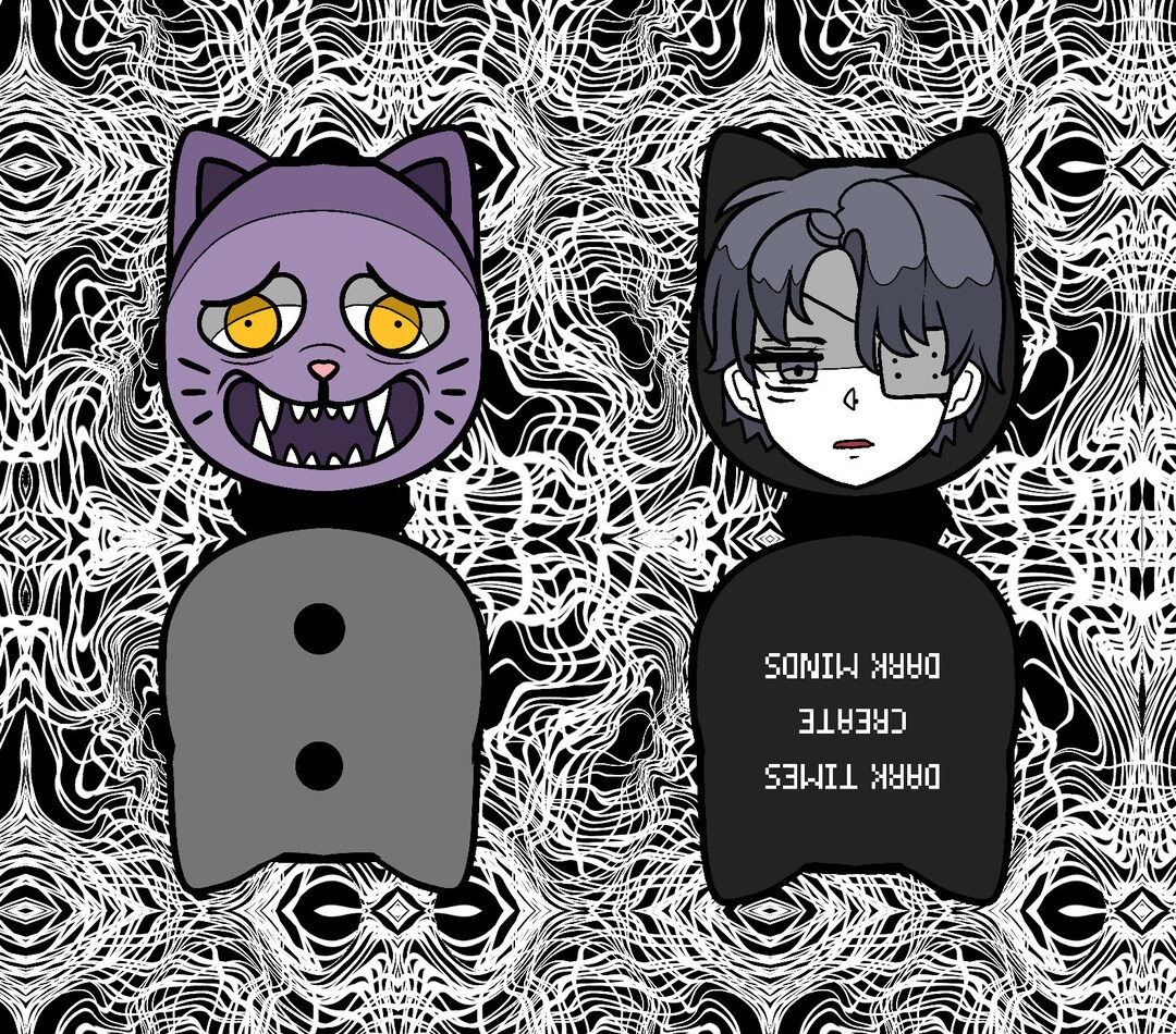 PREORDER Fear and Hunger 2 Termina Daan Pocketcat Enamel Pin Hinged Horror RPG Etsy