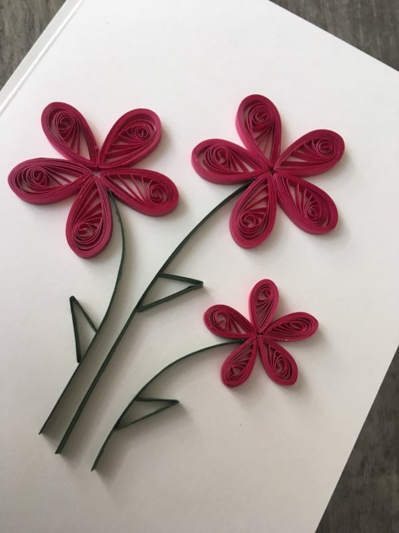 Quilled Blank Greeting Cards 3 Pack