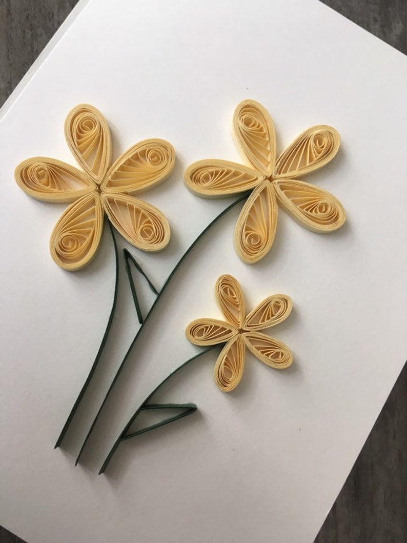 Quilled Blank Greeting Cards 3 Pack