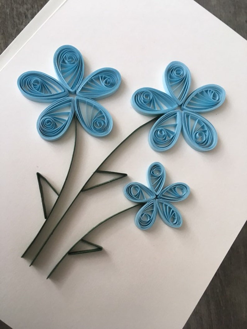 Quilled Blank Greeting Cards 3 Pack