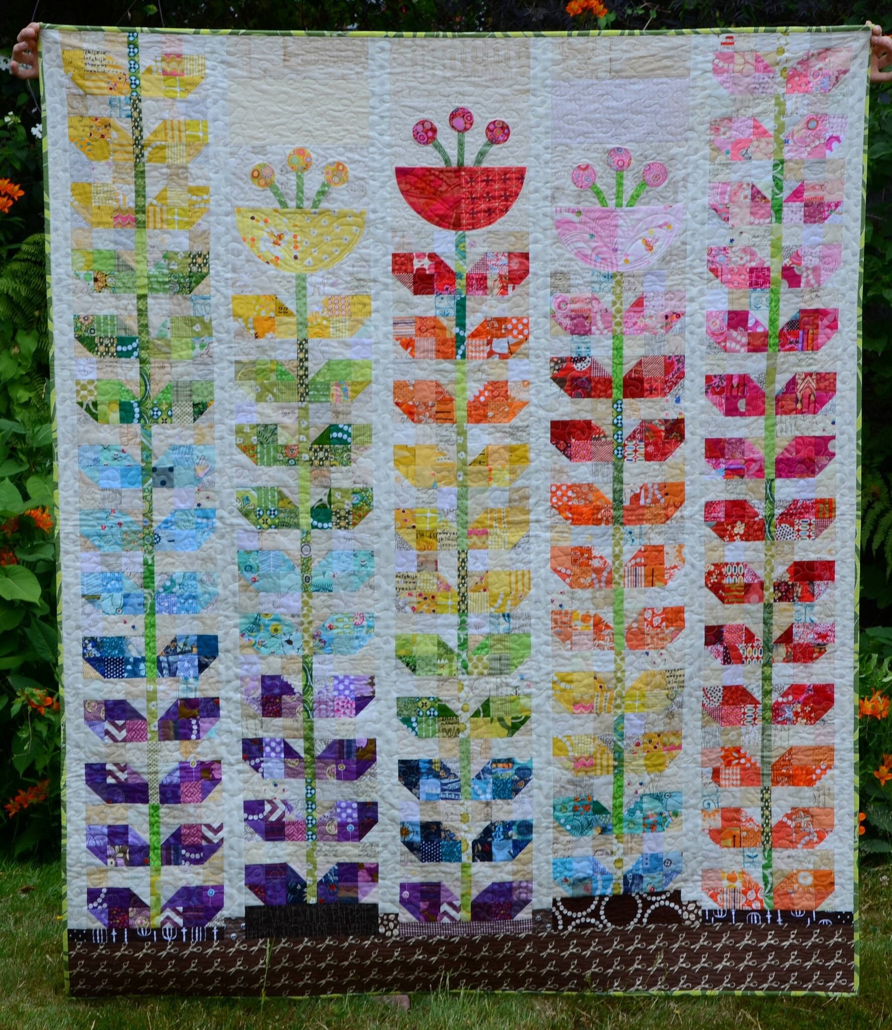Cutting Garden QUILT PATTERN Etsy