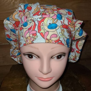 Kids Cartoon (3 prints) surgical scrub bouffant hat
