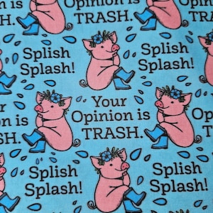 Splash Splash Pigs surgical scrub bouffant hat