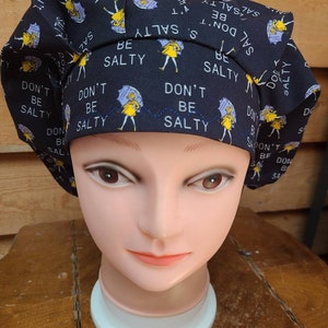 Don&#39;t Be Salty (4 prints) surgical scrub bouffant hat