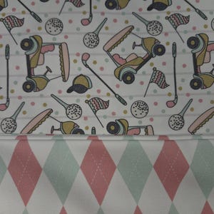 All things Golf! (2 prints) surgical scrub bouffant hat