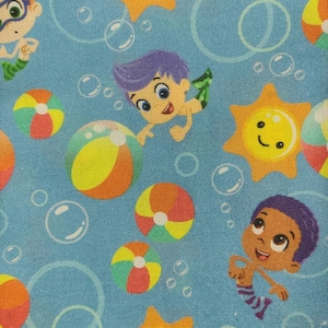 Kids bubble cartoon surgical scrub bouffant hat