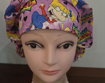 Kids cartoon (4 prints) Surgical scrub bouffant hat