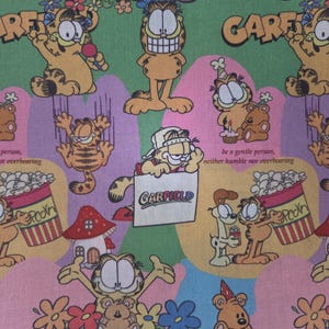 Cat cartoon (3 prints) surgical scrub bouffant hat