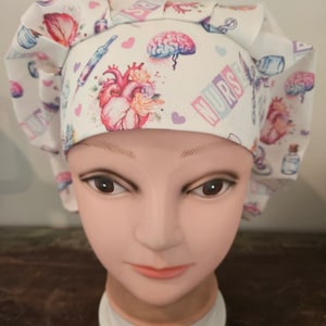 Nurse World surgical scrub bouffant hat