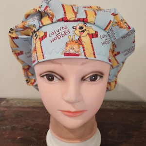 Kids Cartoon, old School surgical scrub bouffant hat