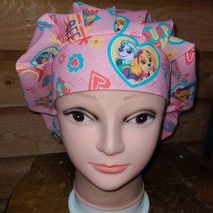 Kids Cartoon surgical scrub bouffant hat