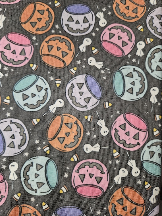 Spooky Jack O Lanterns (2 prints) surgical scrub bouffant hat