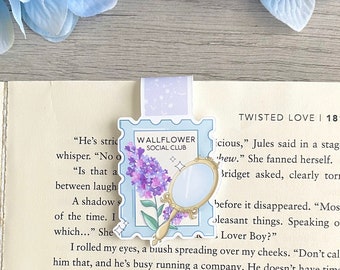 Wallflower Social Club Magnetic Bookmark: Book Lover Gift