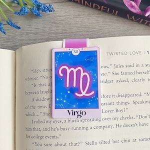 Virgo Zodiac Tarot Magnetic Bookmark: Celestial Astrology